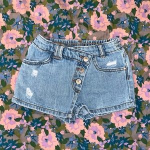 Toddler Girls Jean Skort